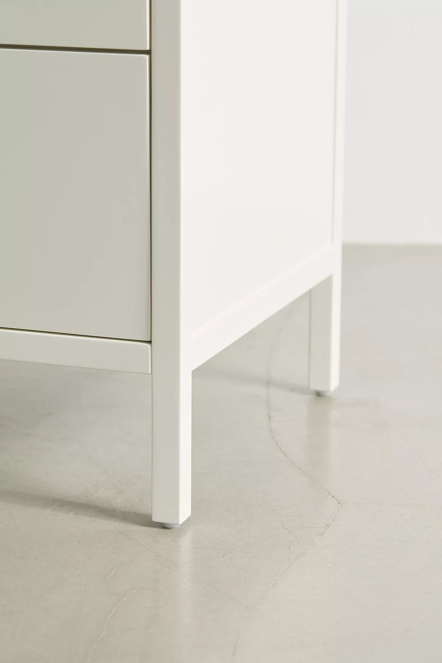 Kane Tall 4-Drawer Dresser-Ivory