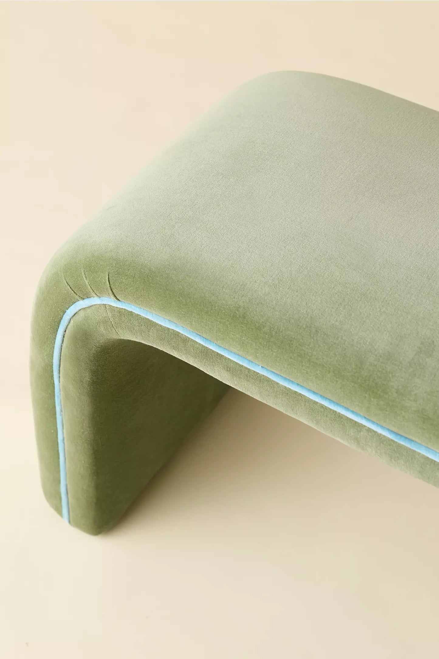 Jane Velvet Upholstered Bench Green