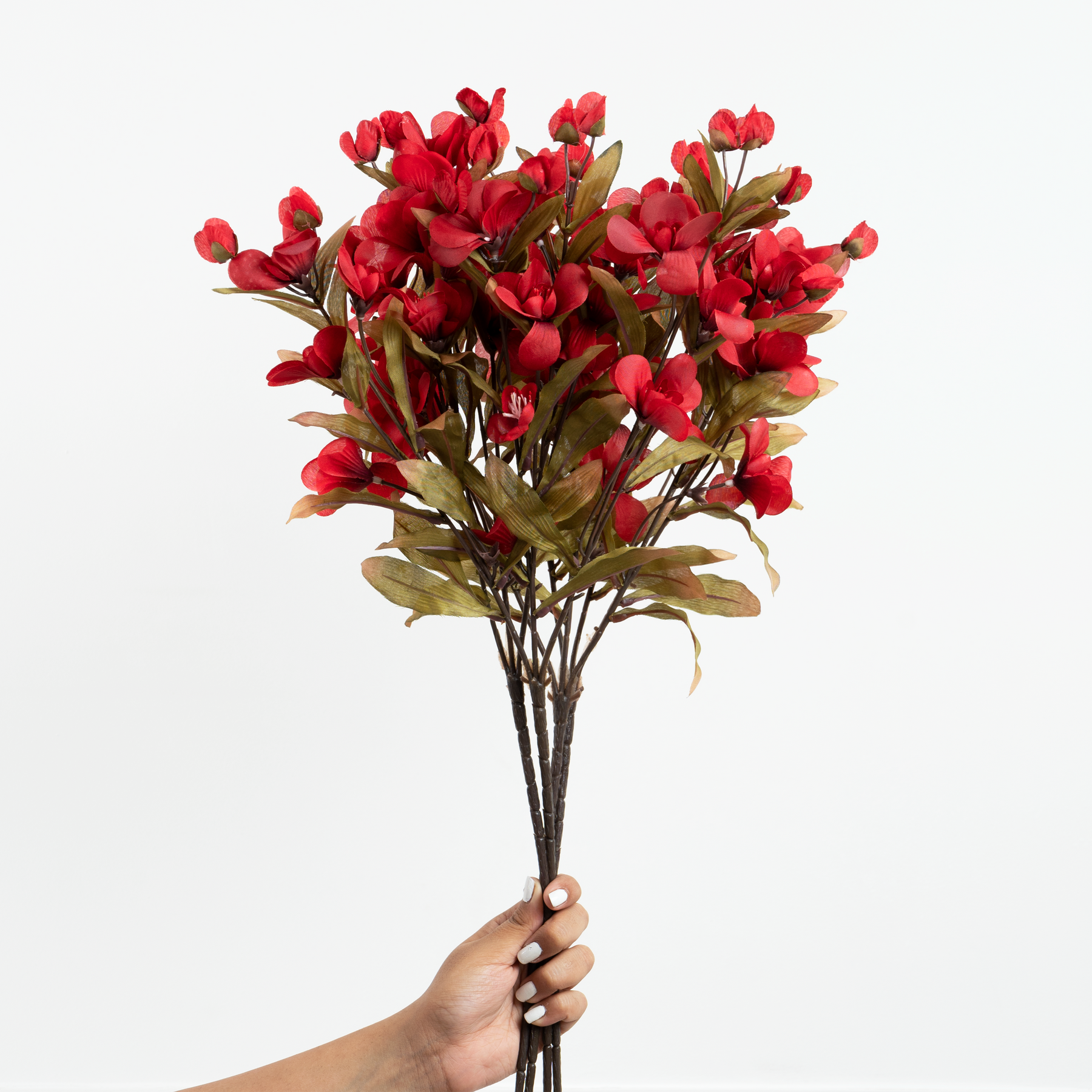 Artificial Flower Bougainvillea - Red Bunch
