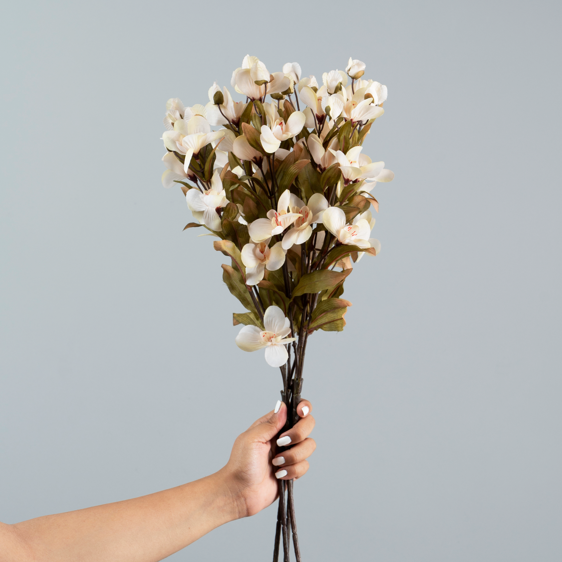 Artificial Flower Bougainvillea - Cream Bunch