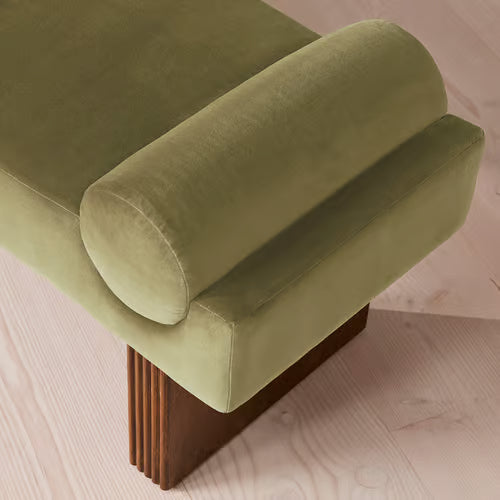 Esther Bench Velvet Velvet Lichen