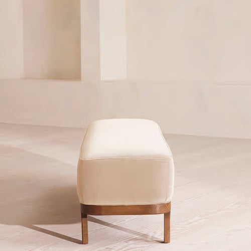 Belsa Bench Velvet Porcelain