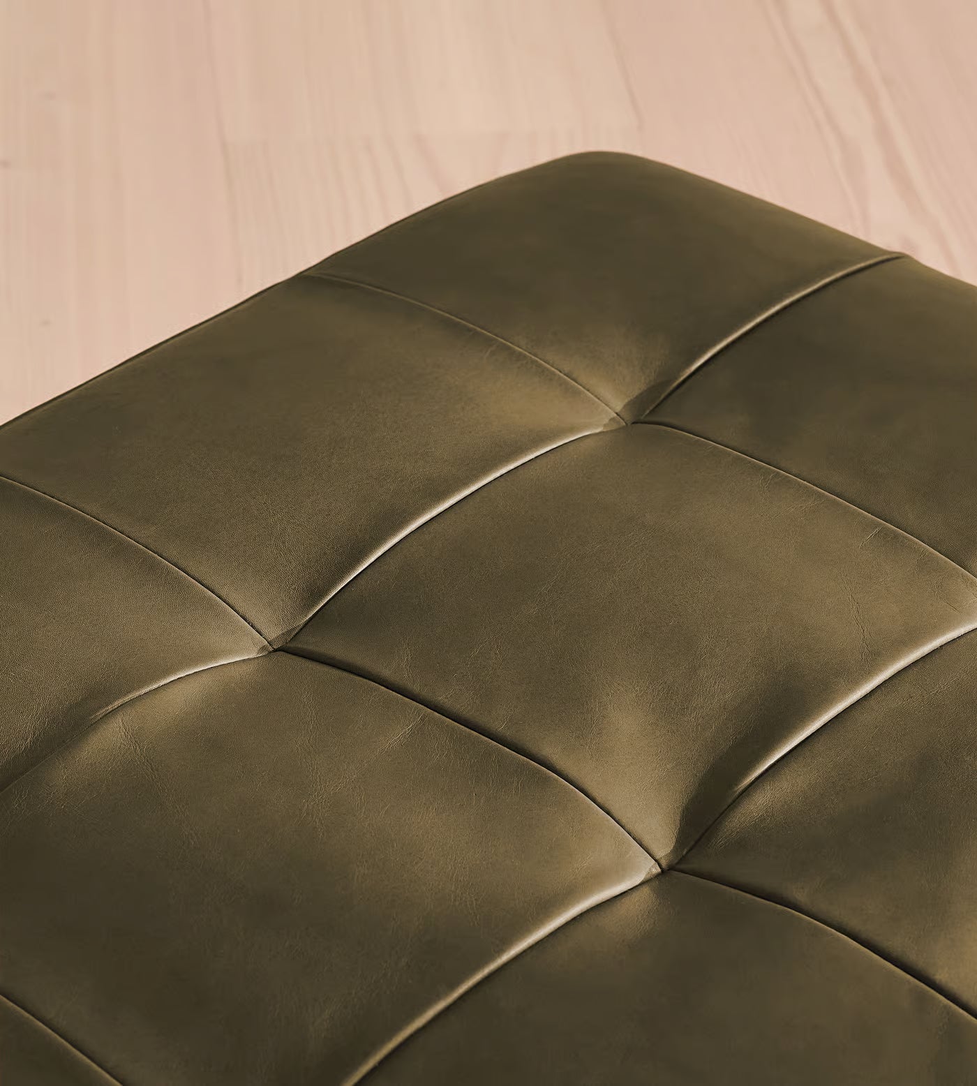 Theodore Daybed Leather Leather Moss