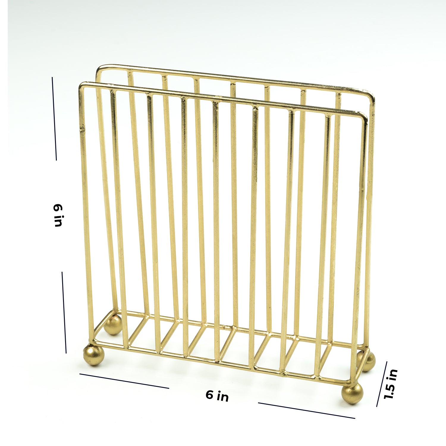 Lustre Napkin Holder - Gold