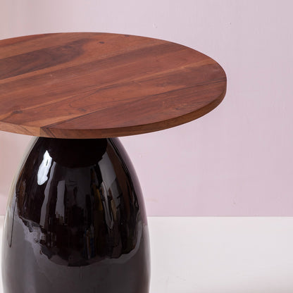 Modern Mango Wood Side Table