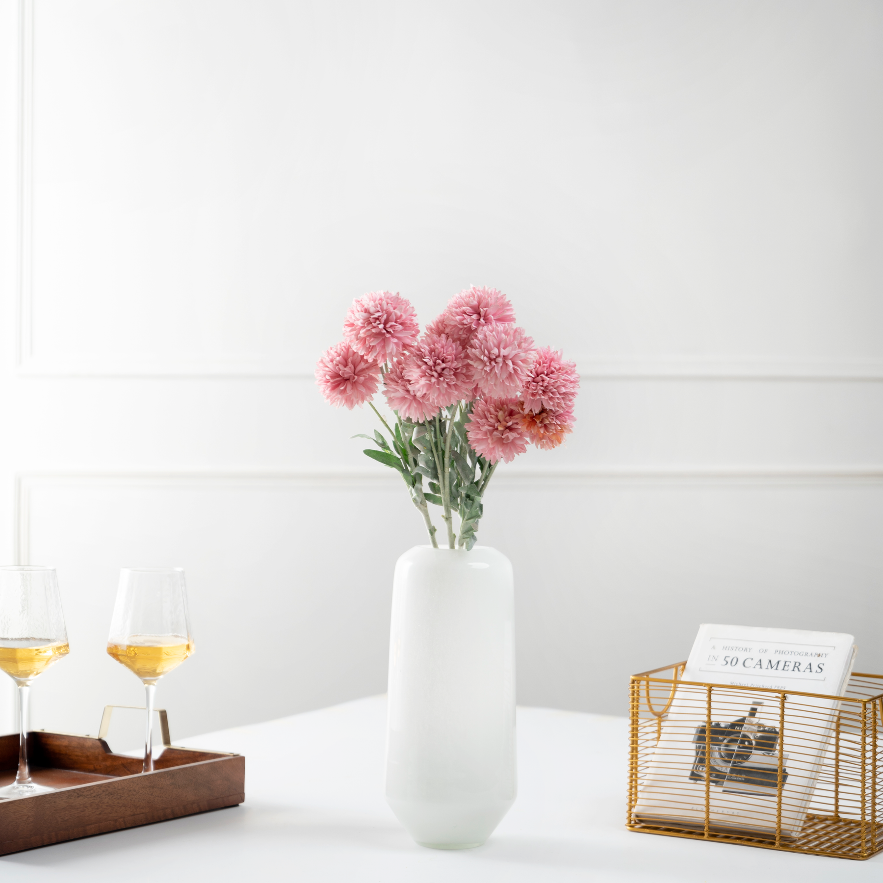 Artificial Flower Dandelion - Pink Bunch