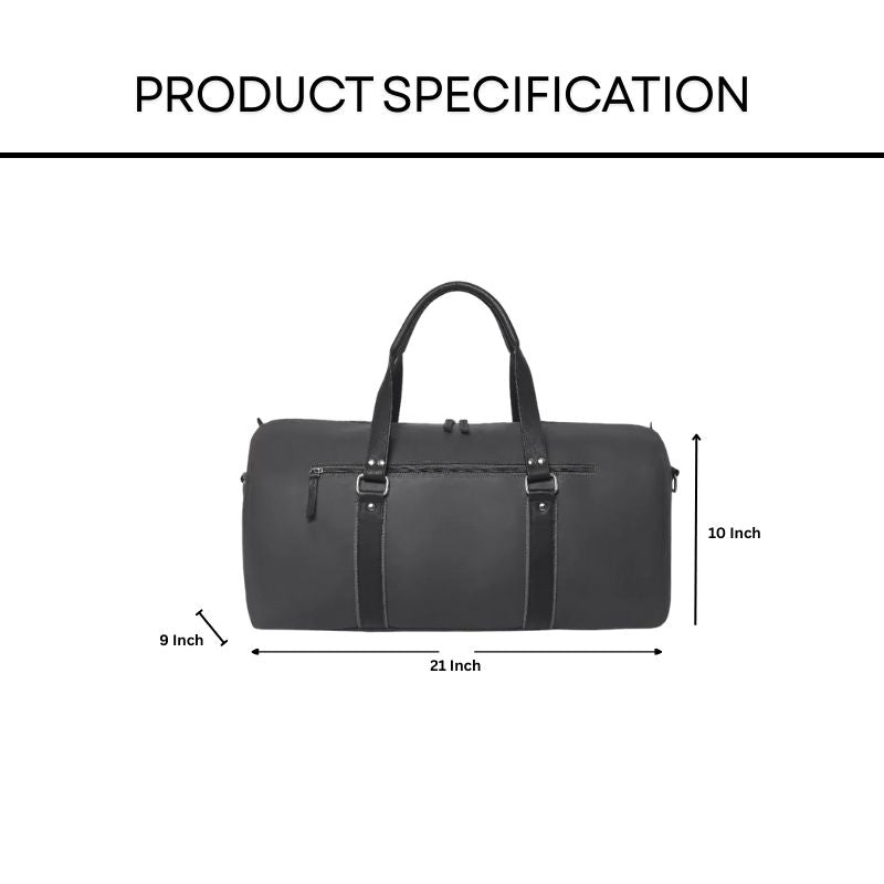 Classic Leather Overnight Bag