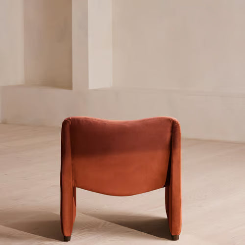 Lovett Armchair Velvet Rust