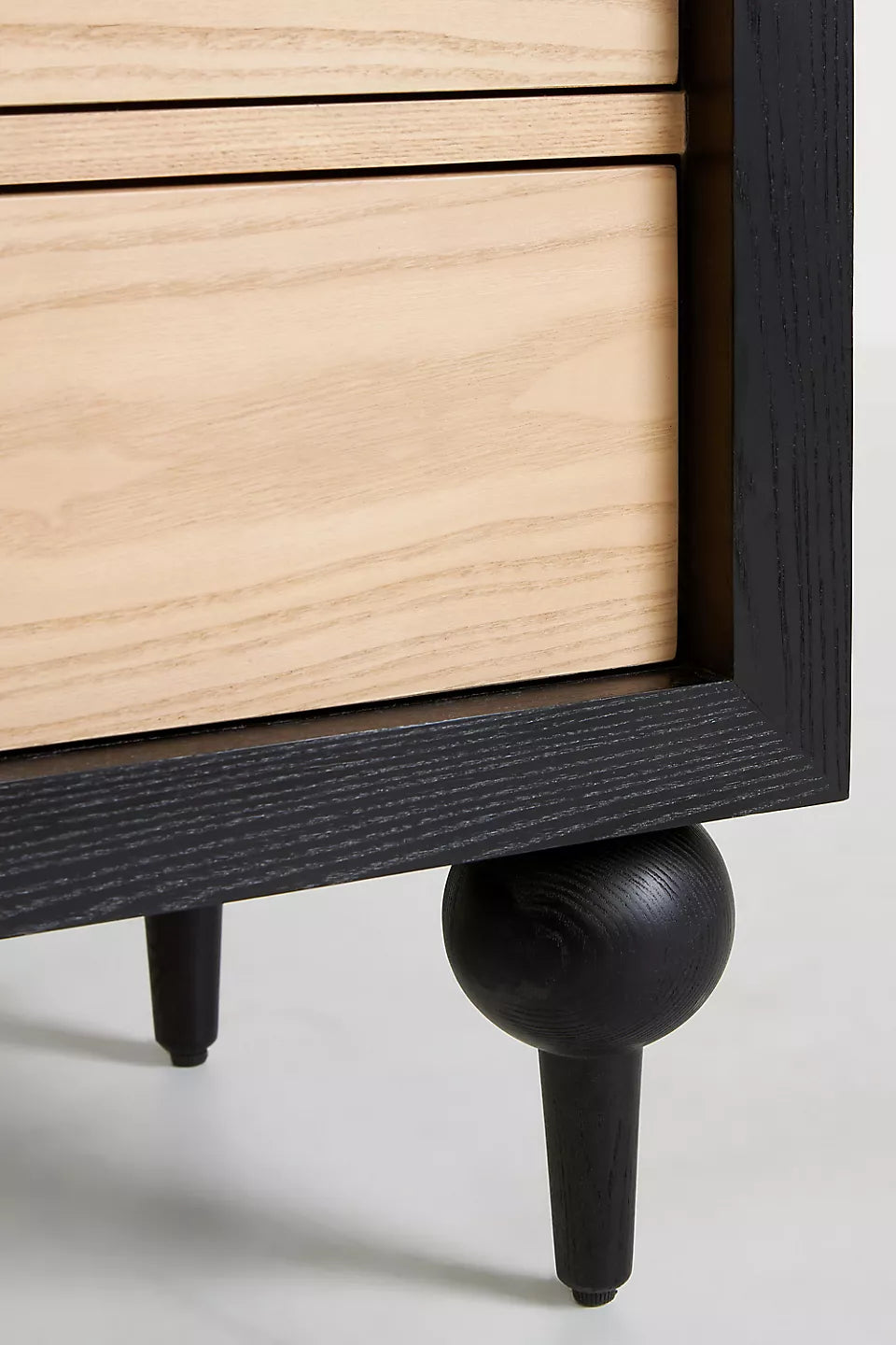 The Fern Marble Top Bookcase Black