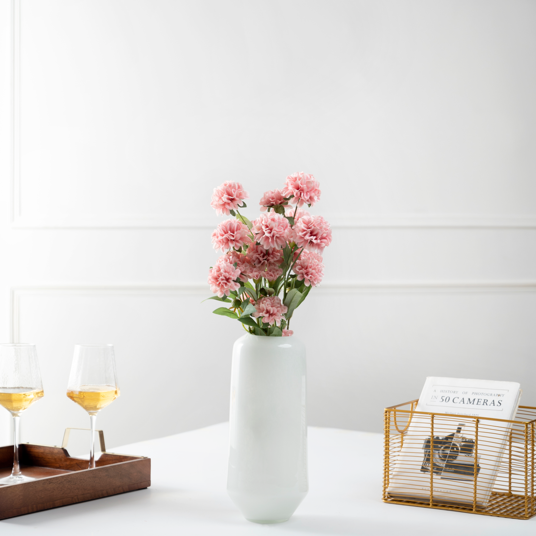 Artificial Flower Chrysanthemum - Pink Bunch
