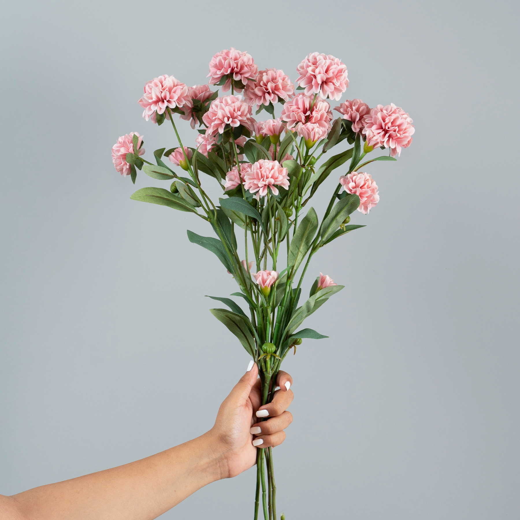 Artificial Flower Chrysanthemum - Pink Bunch