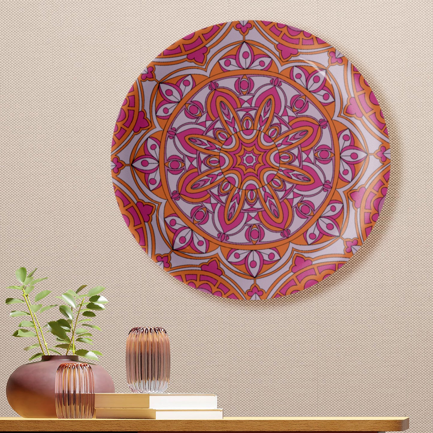 Guiding Star Mandala Wall Plate