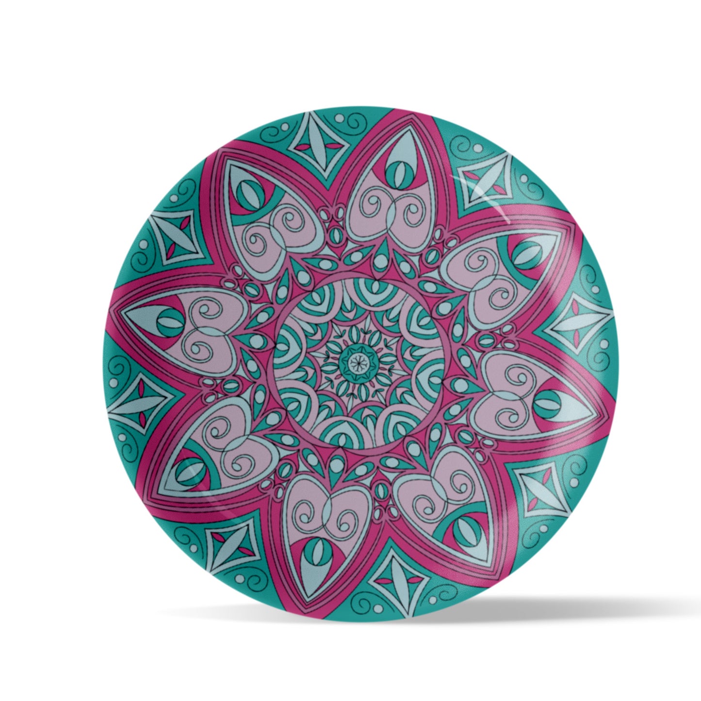 Peaceful Paradise Mandala Wall Plate