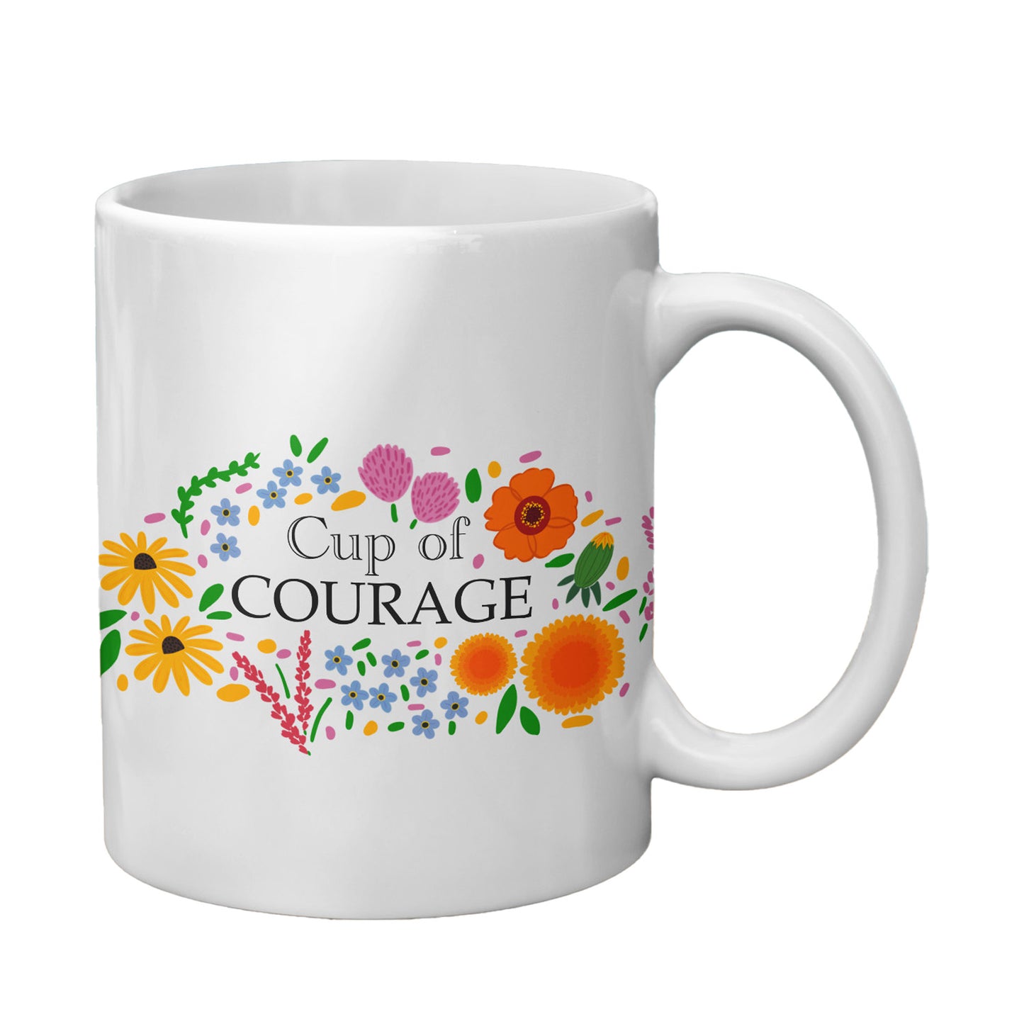 Courageous Sip Coffee Mug