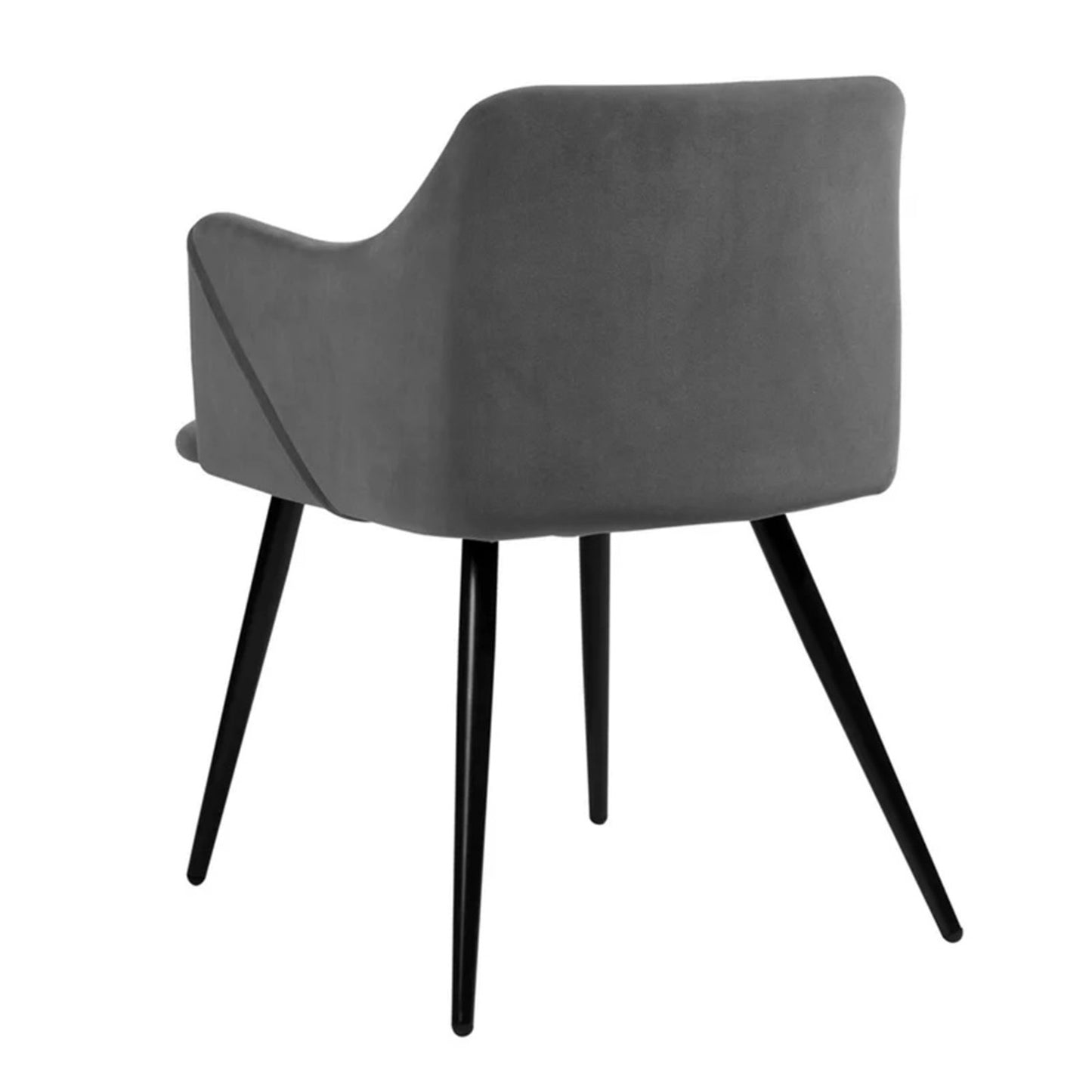 Best Sophisticated Velvet Dining Designer Chair Grey Online Store