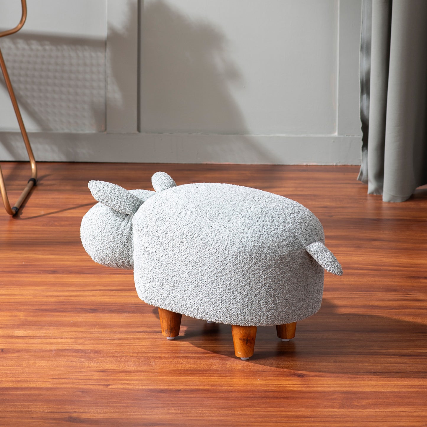 Best Whiskers Collection Bunny Rabbit Pouf Seating For Kids Room Blue Set Of 2 Shop Now