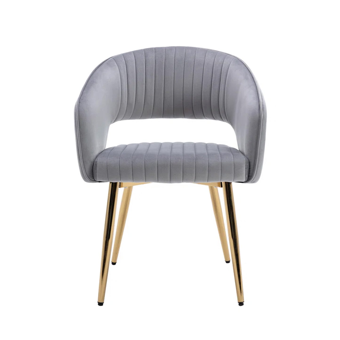 Buy Chic Velvet Lounge Chair Grey Online Best Price