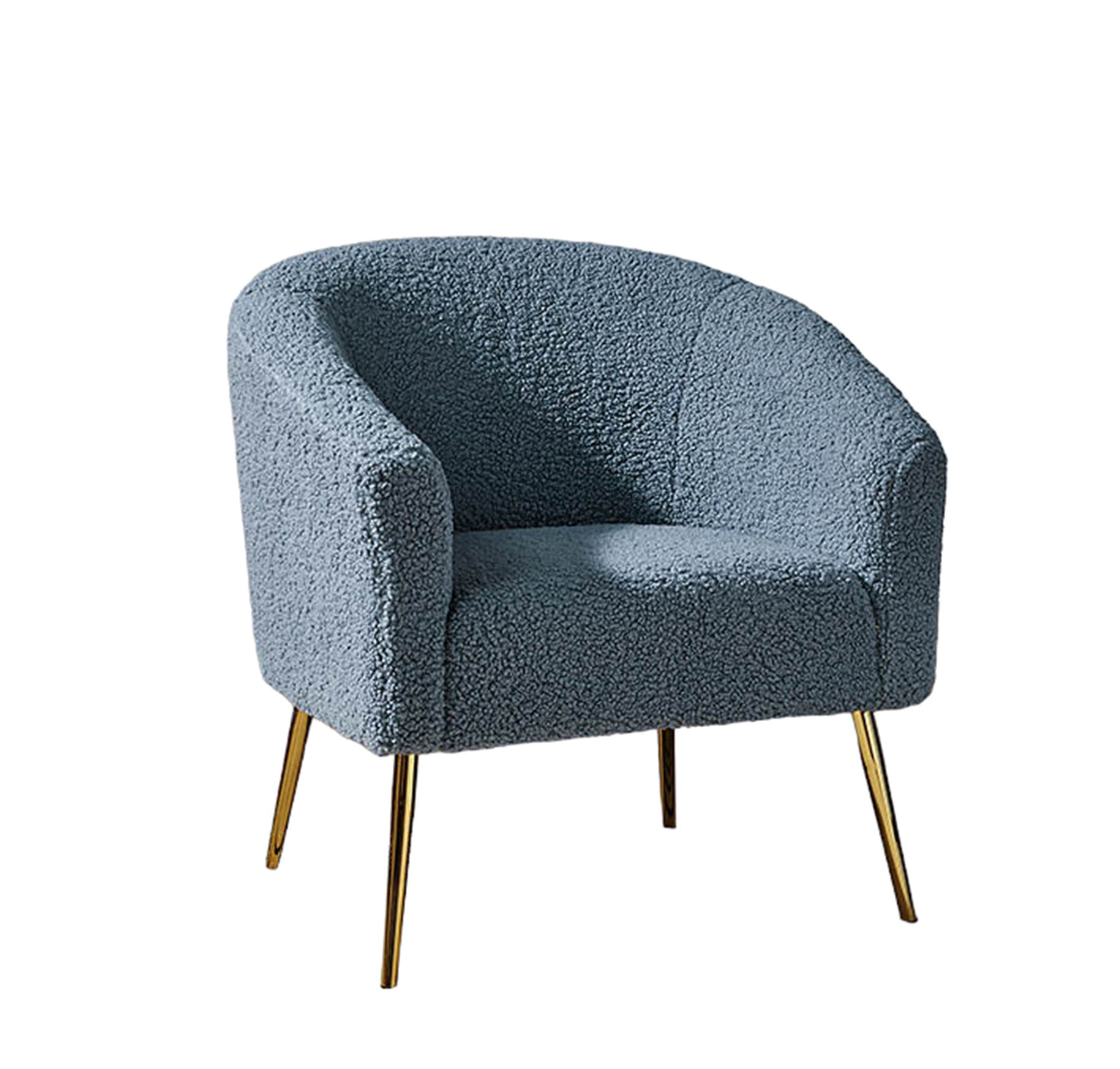 Buy Modern Touch Velvet Chair Grey Online Best Price