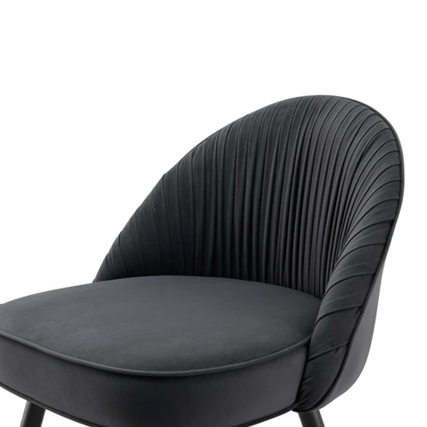 Buy Online Best Minimalist Velvet Dining Table Chair Black Shop now