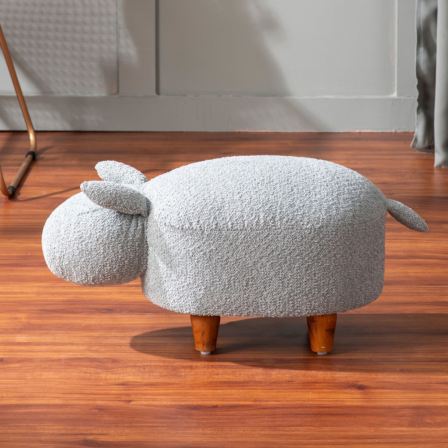Buy Online Bunny Rabbit Pouf Seating For Kids Room Pink & Blue Set Of 2 Best Price