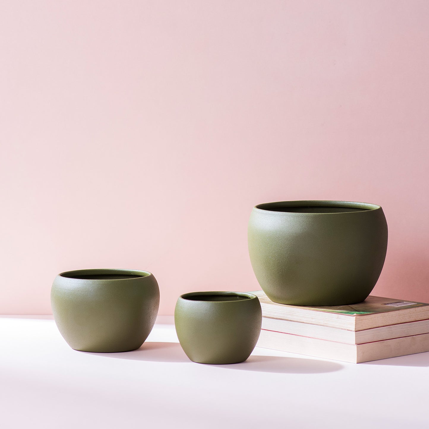 Buy Online Elegant Frosted Trio Metal Planters Shop Now