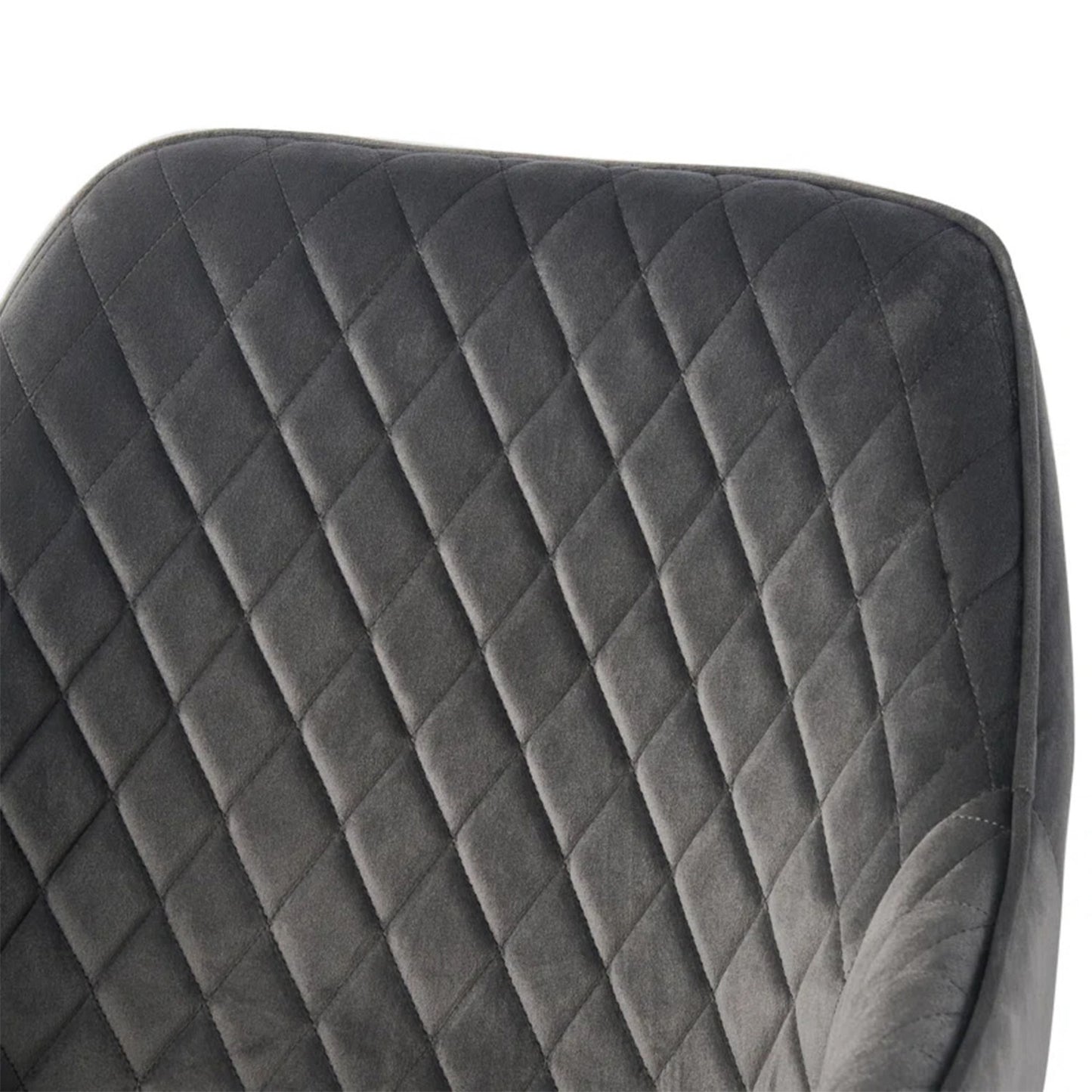 Buy Online Opulent Velvet Dining Chair Grey Best Price