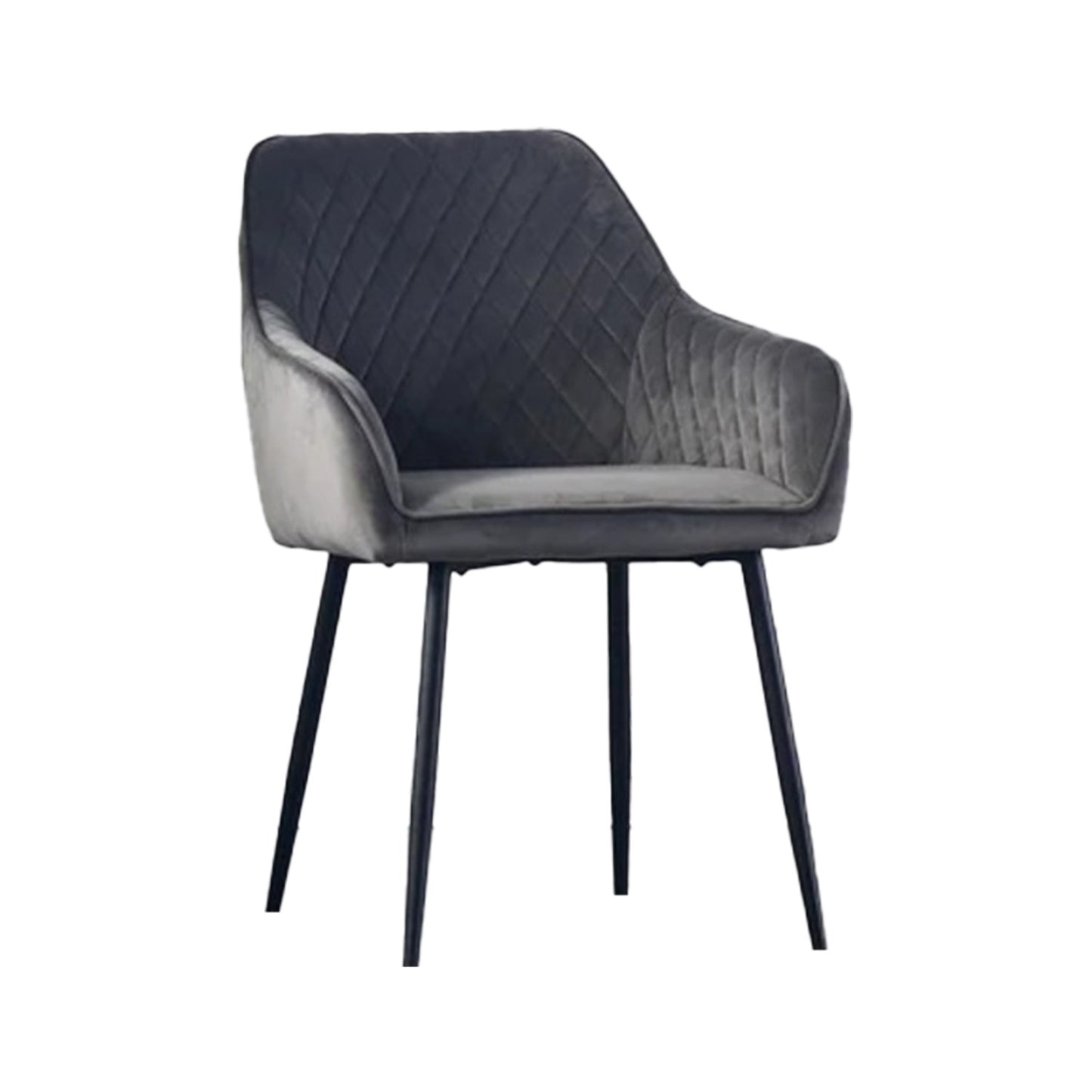 Buy Velvet Dining Chair Grey Online Shop Now