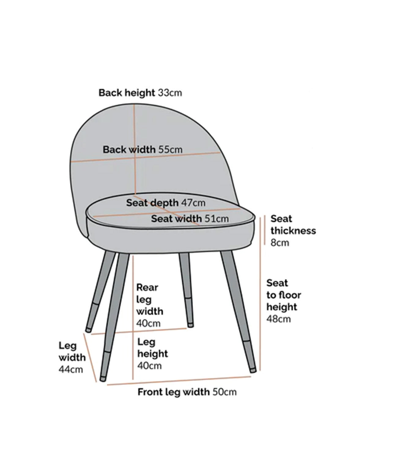 Buy Velvet Dining Table Chair Grey Online Store