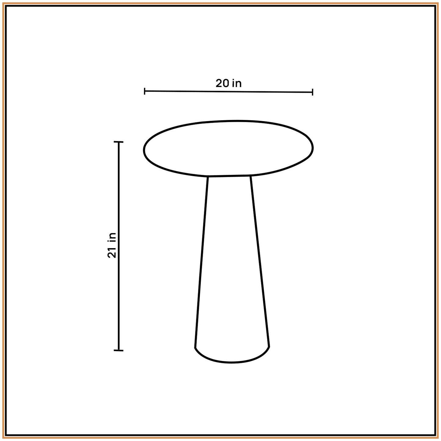 Contemporary Ivory Charm Side Table With Ceramic Top | Nestroots
