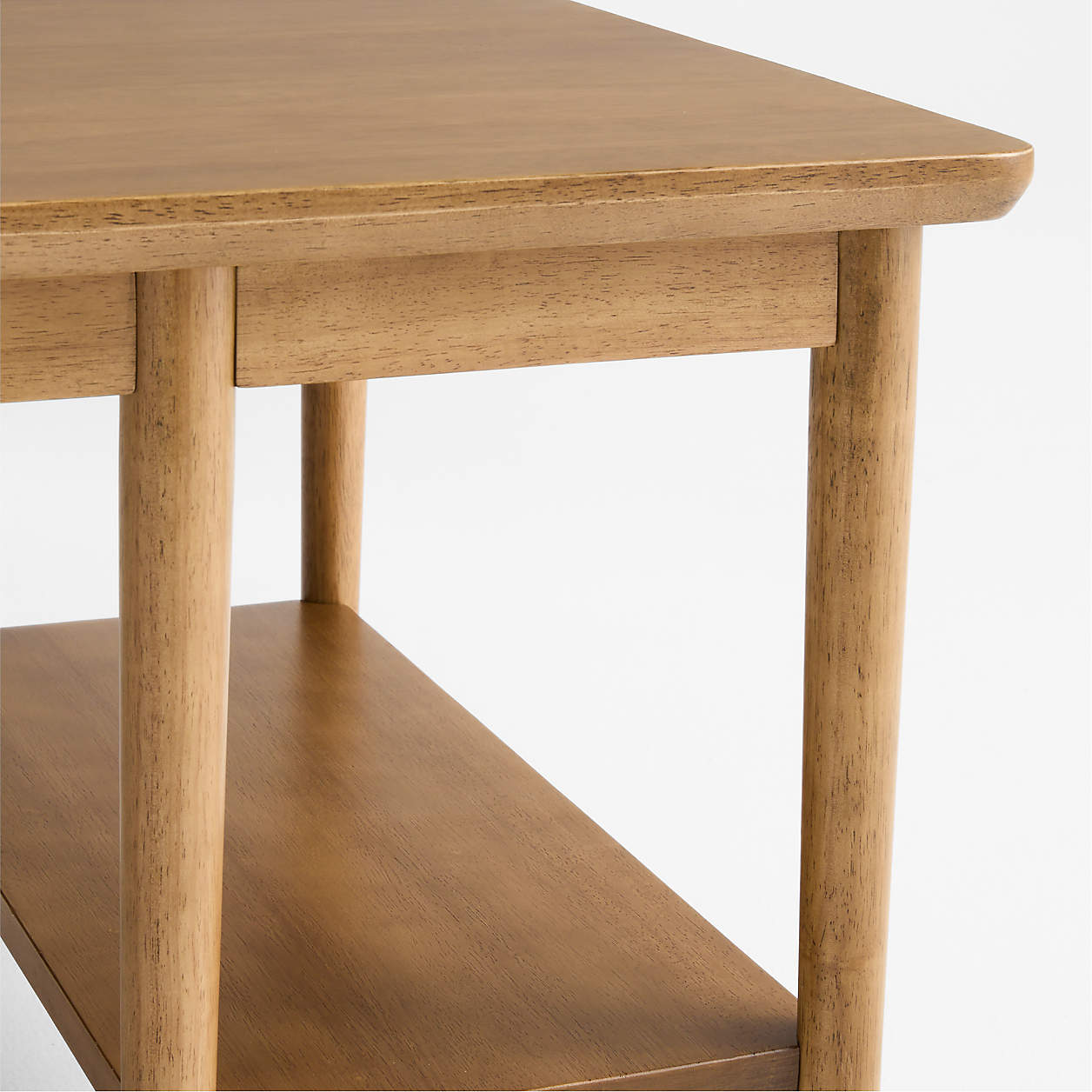 Hampshire Natural Brown Wood Kids Play Table with Storage