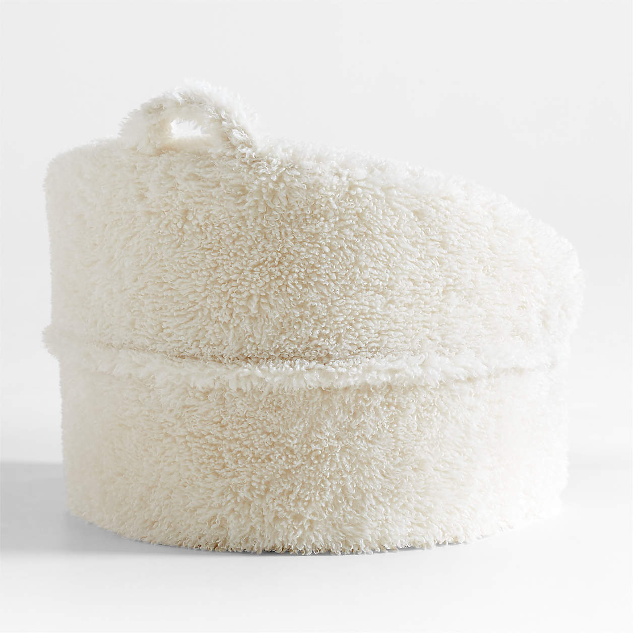 Ivory Teddy Plush Mangolian Faux Fur Kids Lounge Chair