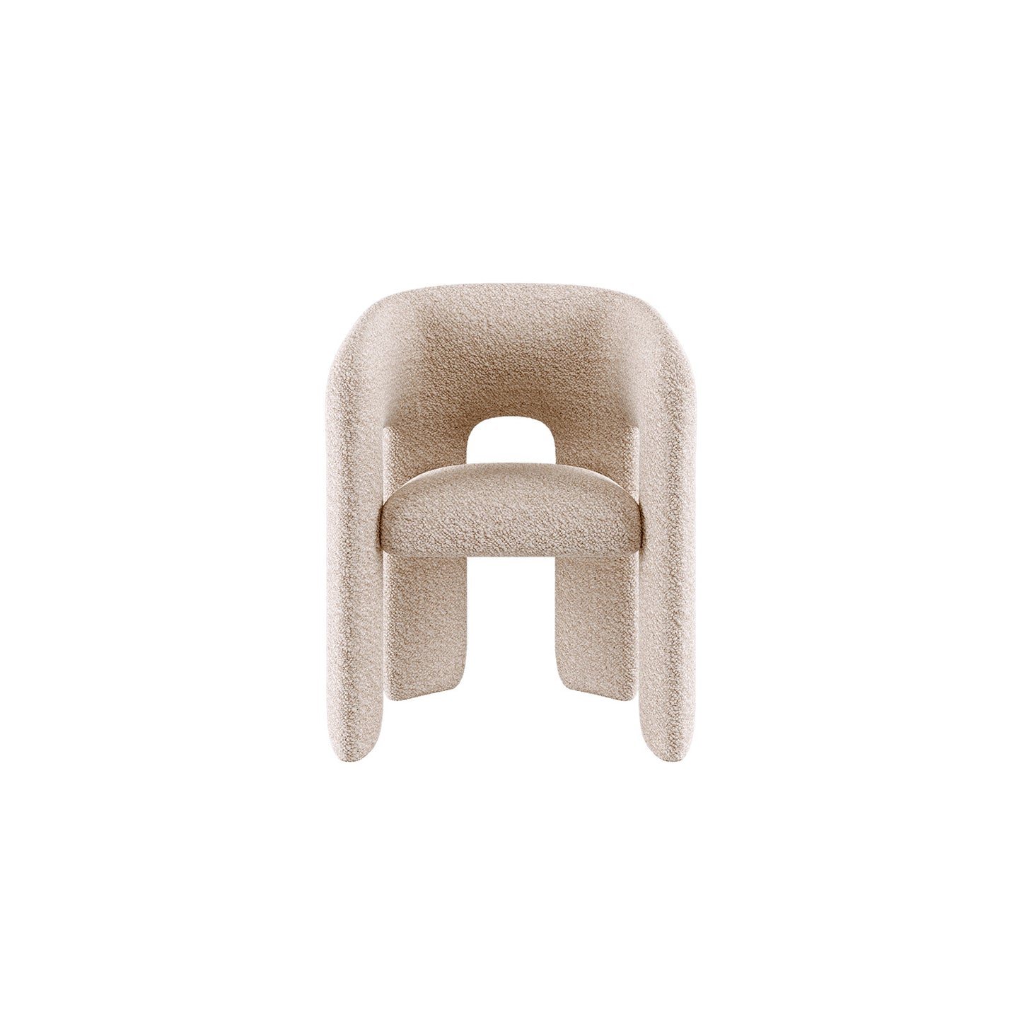 UrbanOpulence Boucle Dining Chair