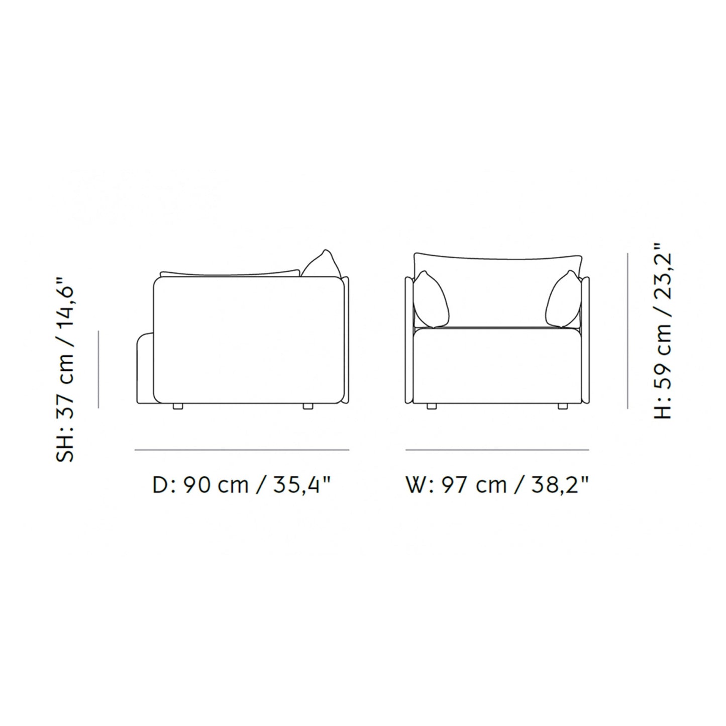 CozyChic Sand Boucle Accent Sofa