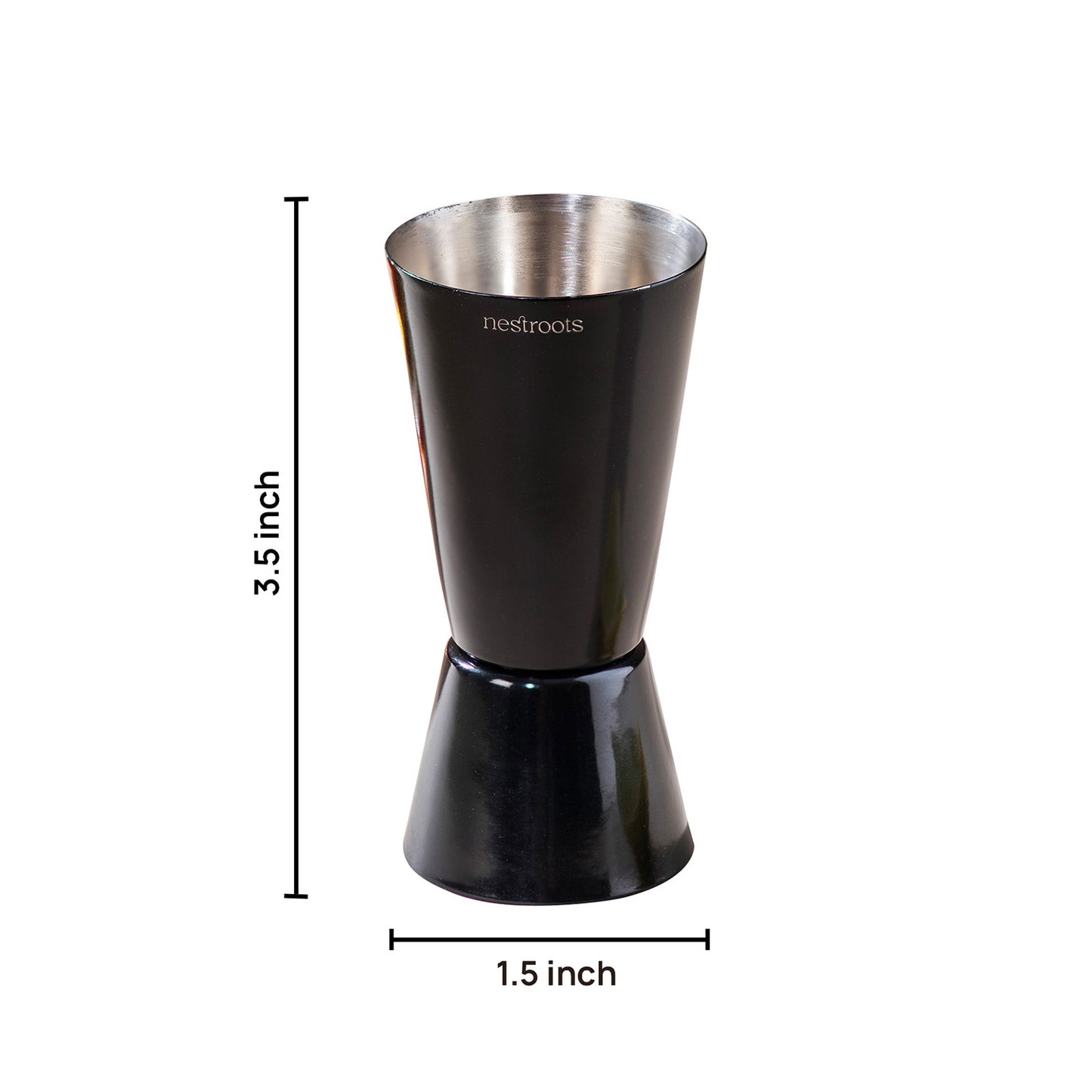 The Seamless Peg Measurer Glossy Black