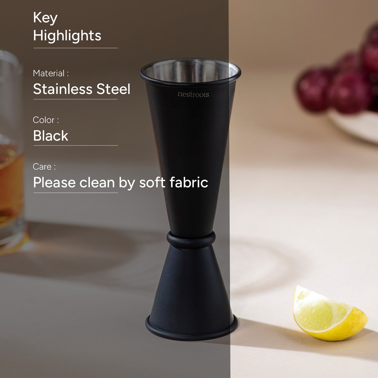 The Impeccable Peg Measurer Matte Black