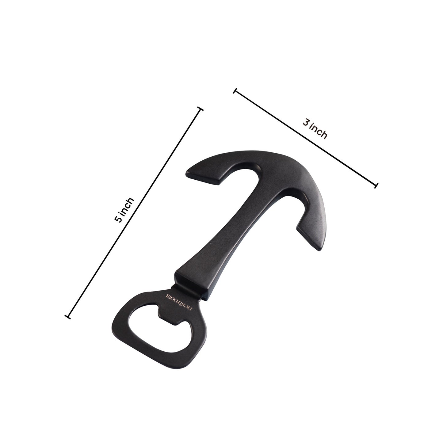The Anchor Bottle Opener Matte Black