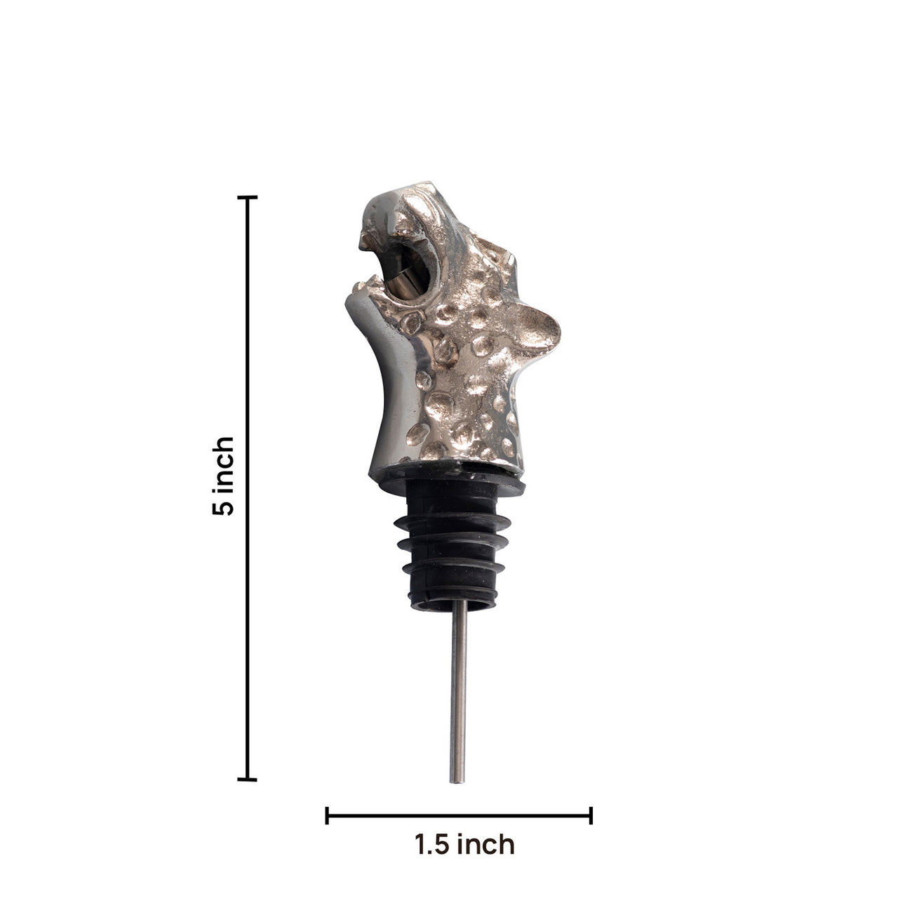 The Tiger Drink Pourer Glossy Silver