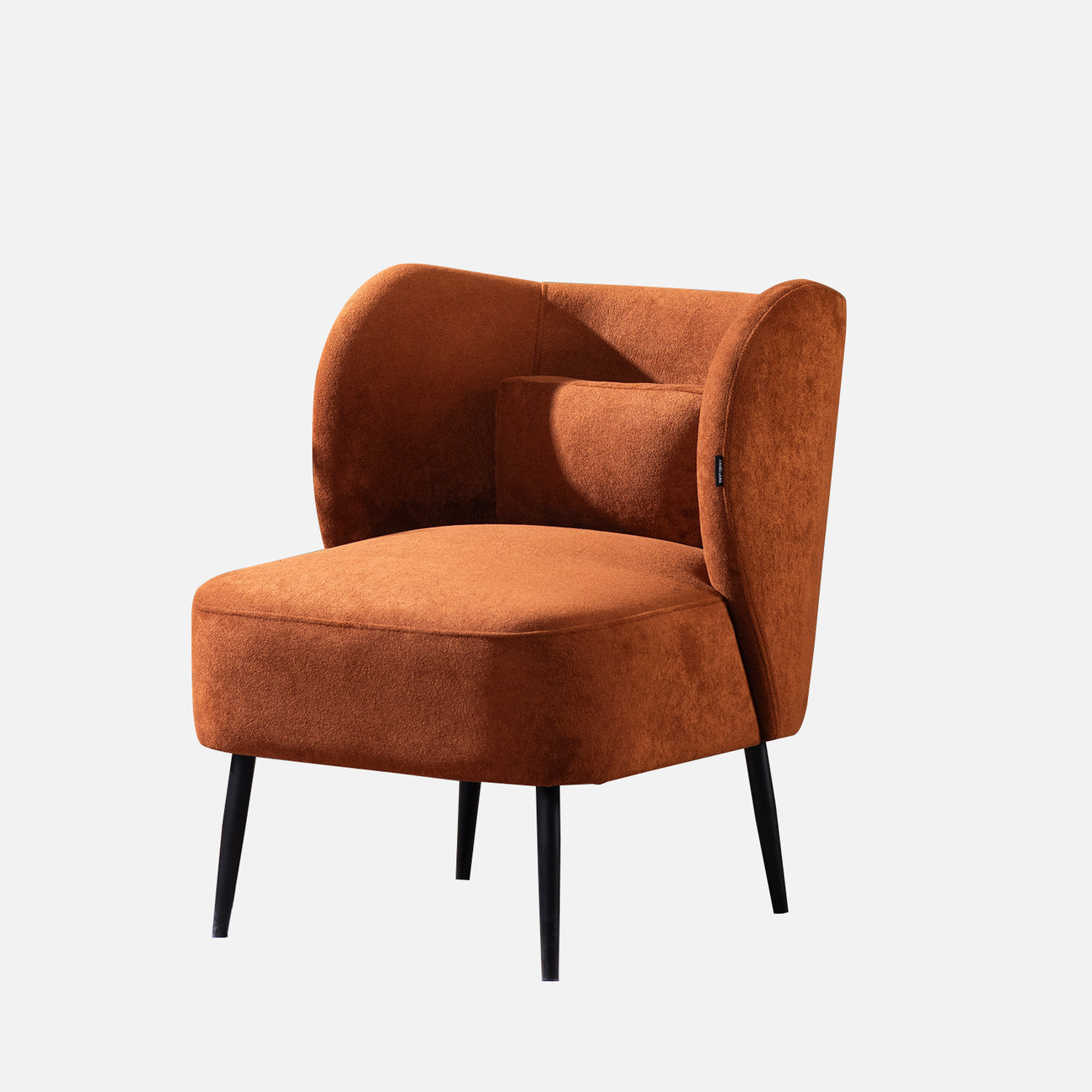 Cozy Brown Boucle Lounge Chair | Nestroots