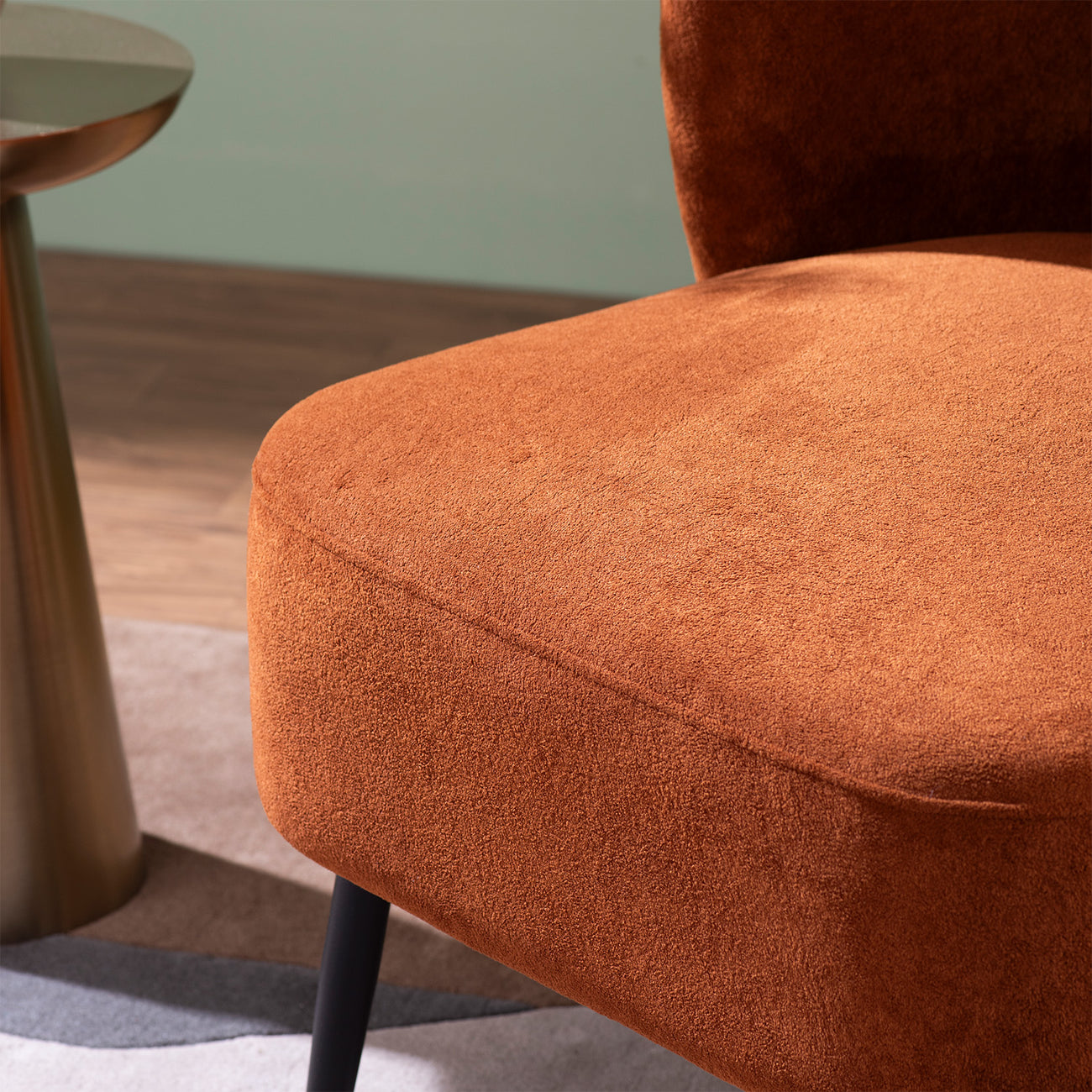 Cozy Brown Boucle Lounge Chair | Nestroots