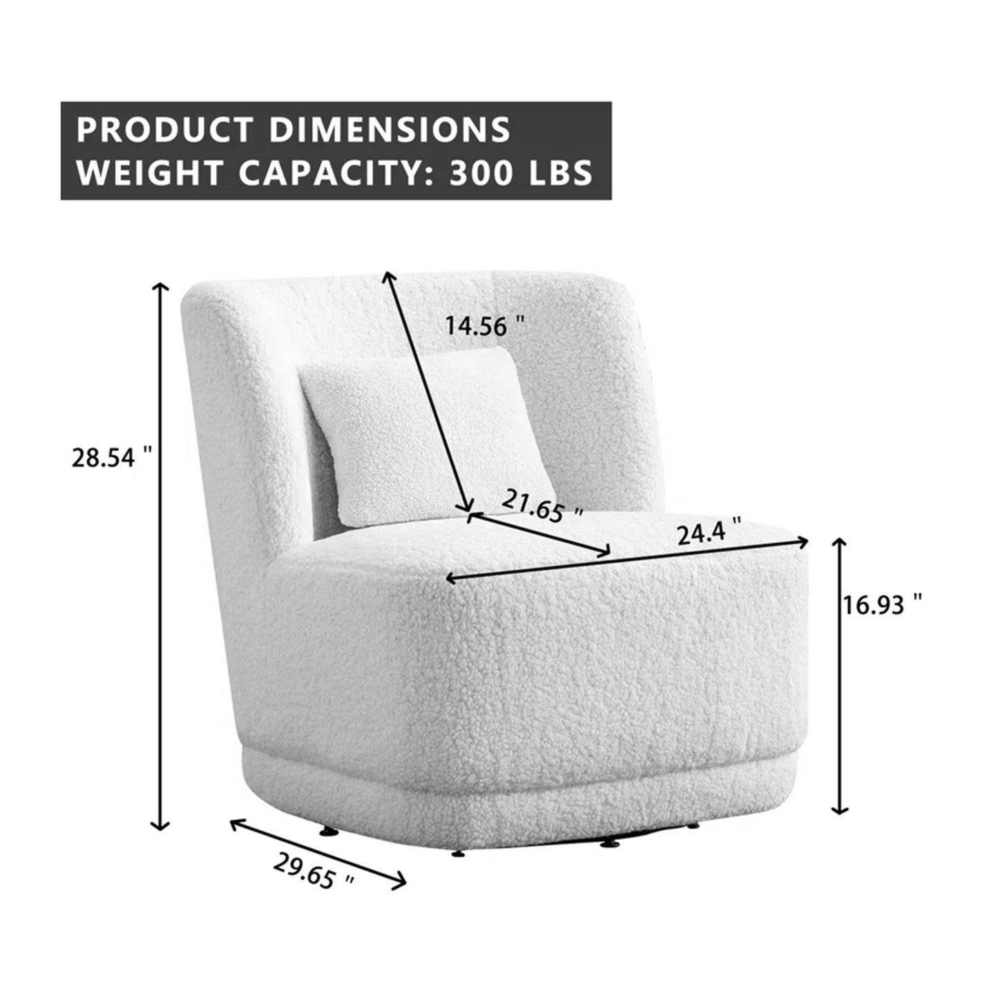 Sumptuous Boucle Accent Chair Yellow