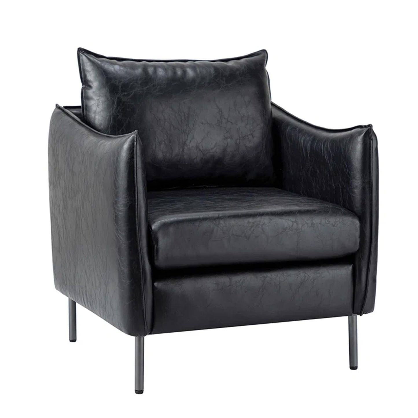Renaissance Revival Throne Chair Black