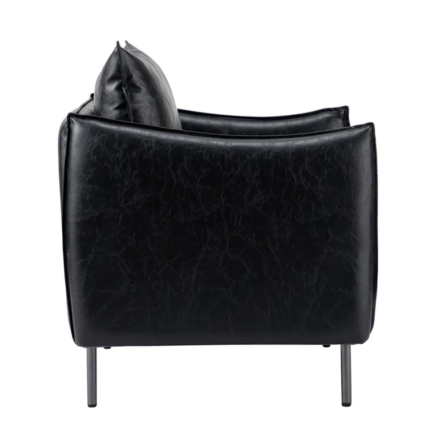 Renaissance Revival Throne Chair Black