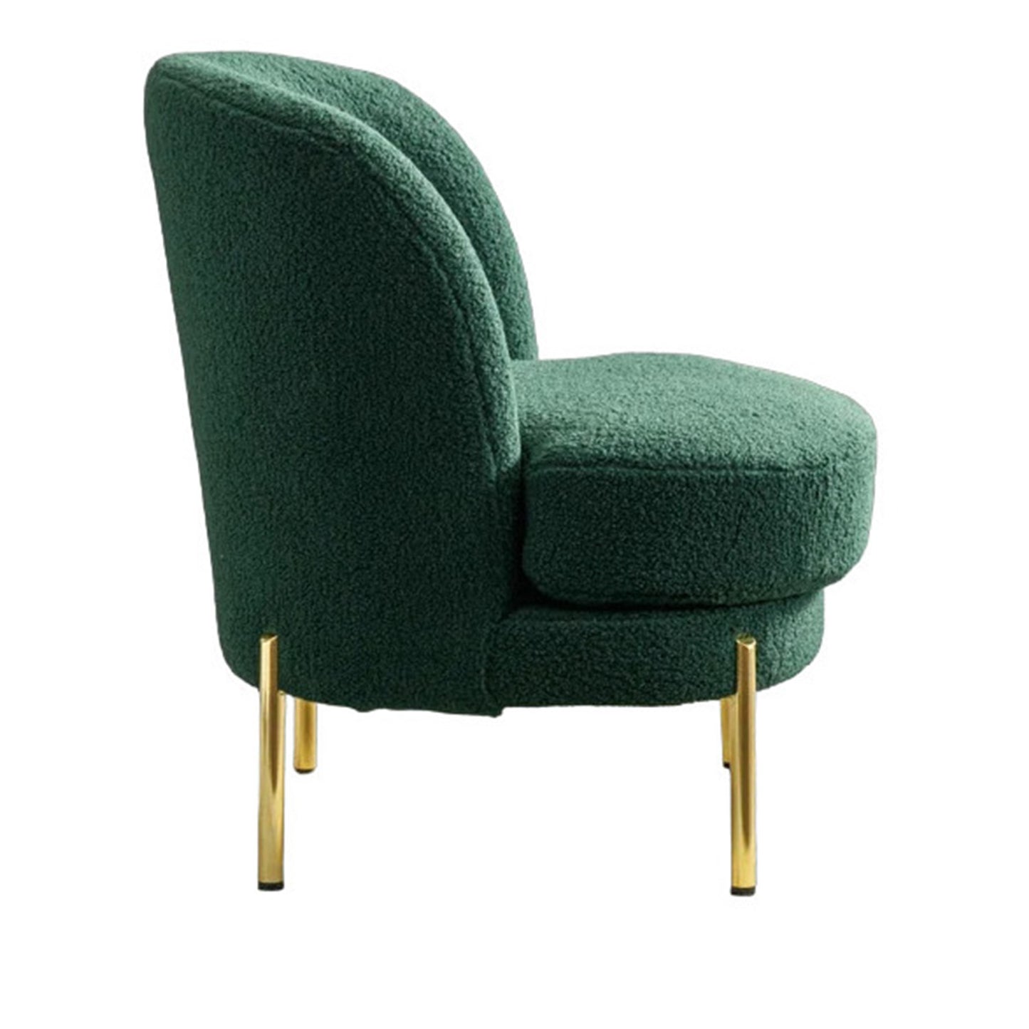 Elegant French Provincial Lounge Chair Green