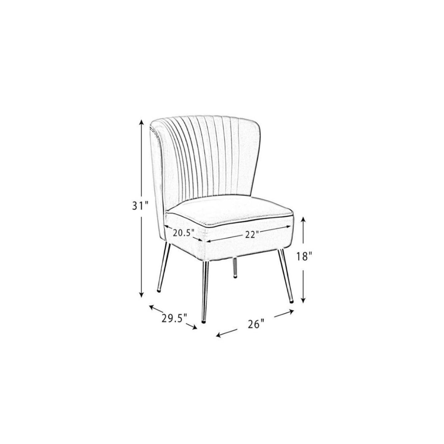Velvet Barrel Lounge Chair Yellow