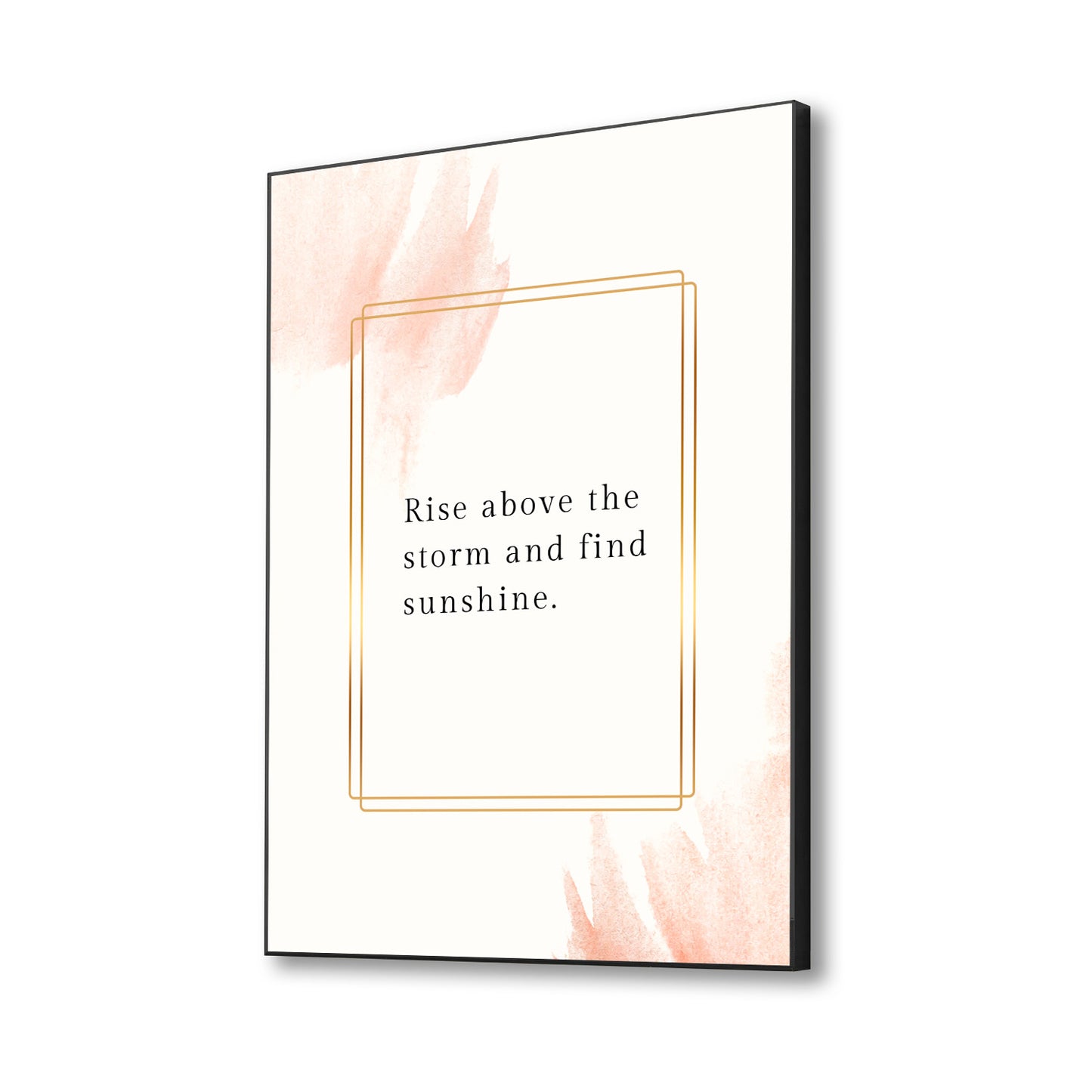 Sunshine After Storm Canvas Art Motivation Inspirational Quotes Printed Wall Painting