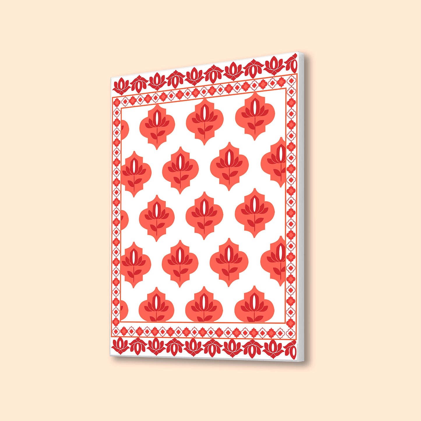 Ethnic Motif Print Canvas Art Printed Wall Painting