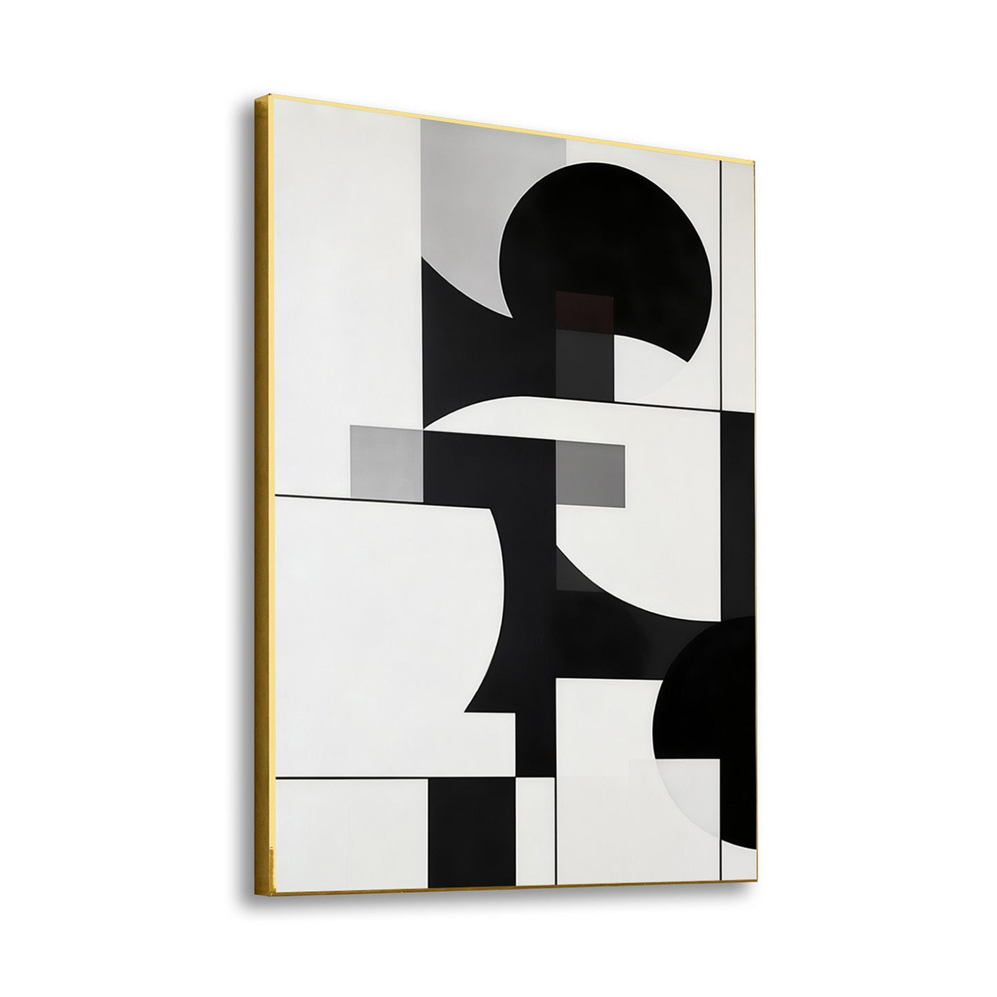 Black and White Abstract Elegance Canvas Wall Painting