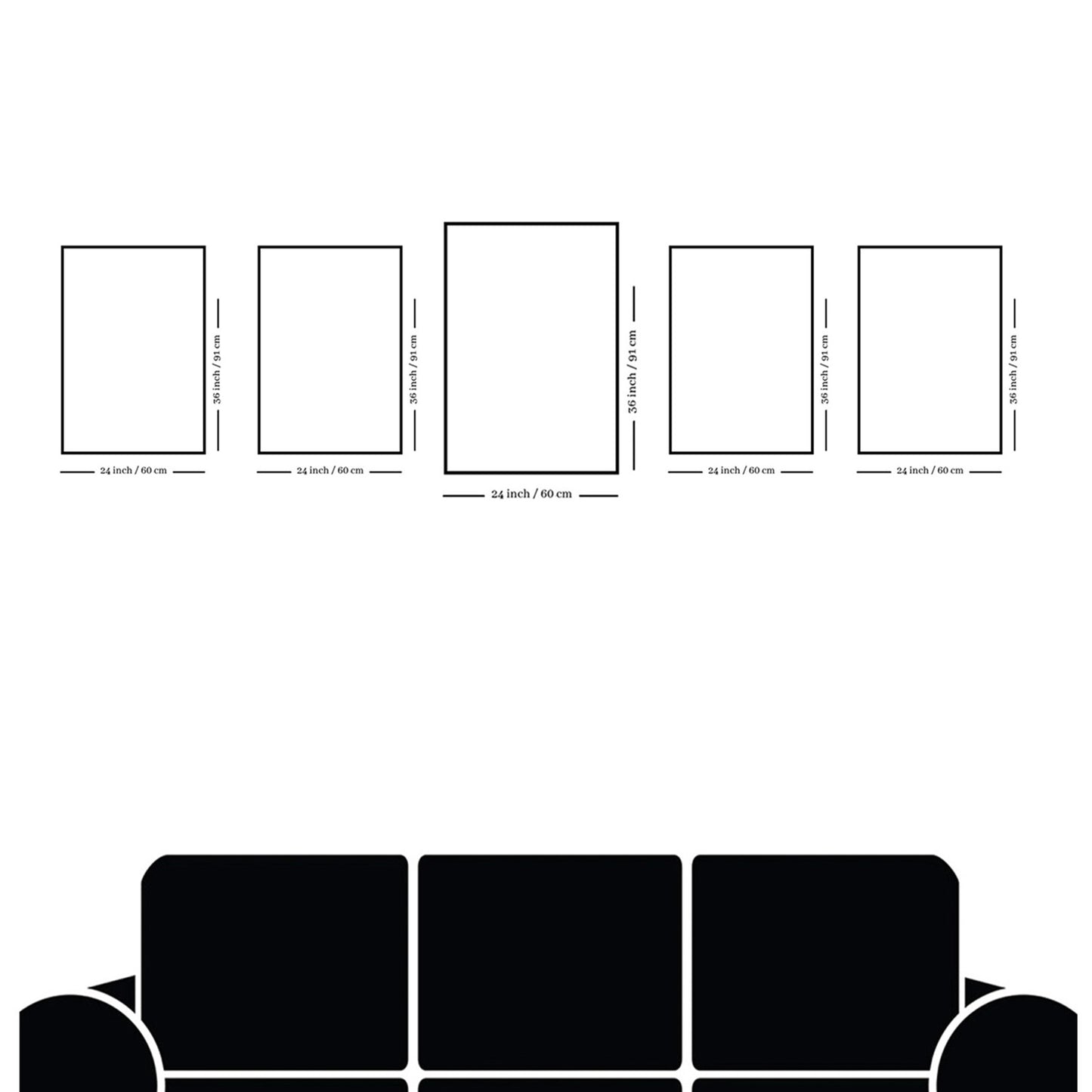 Vibrant Floral Canvas Art Collection Printed Wall Painting Set of 5