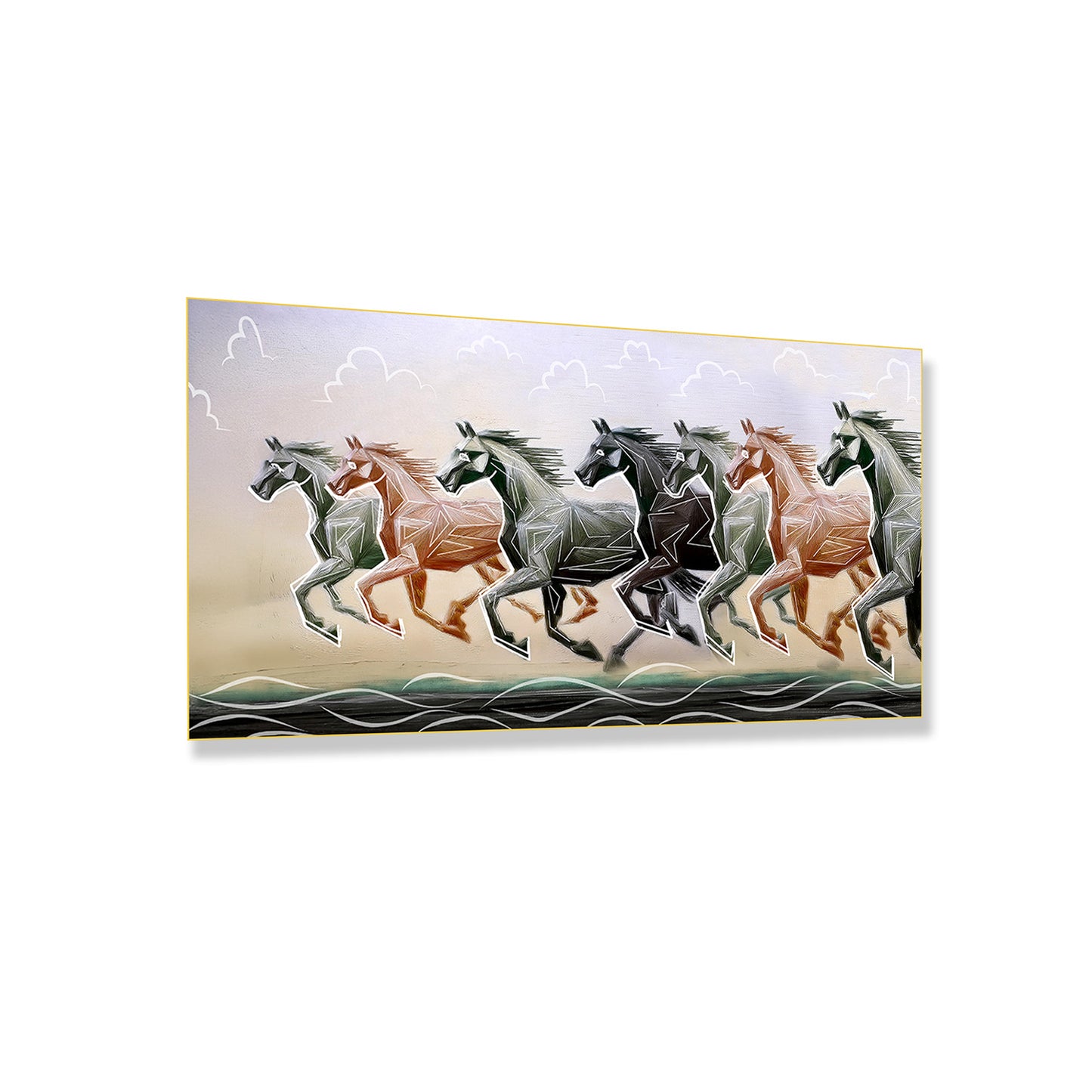 Radiance of seven Care Canvas Wall Painting