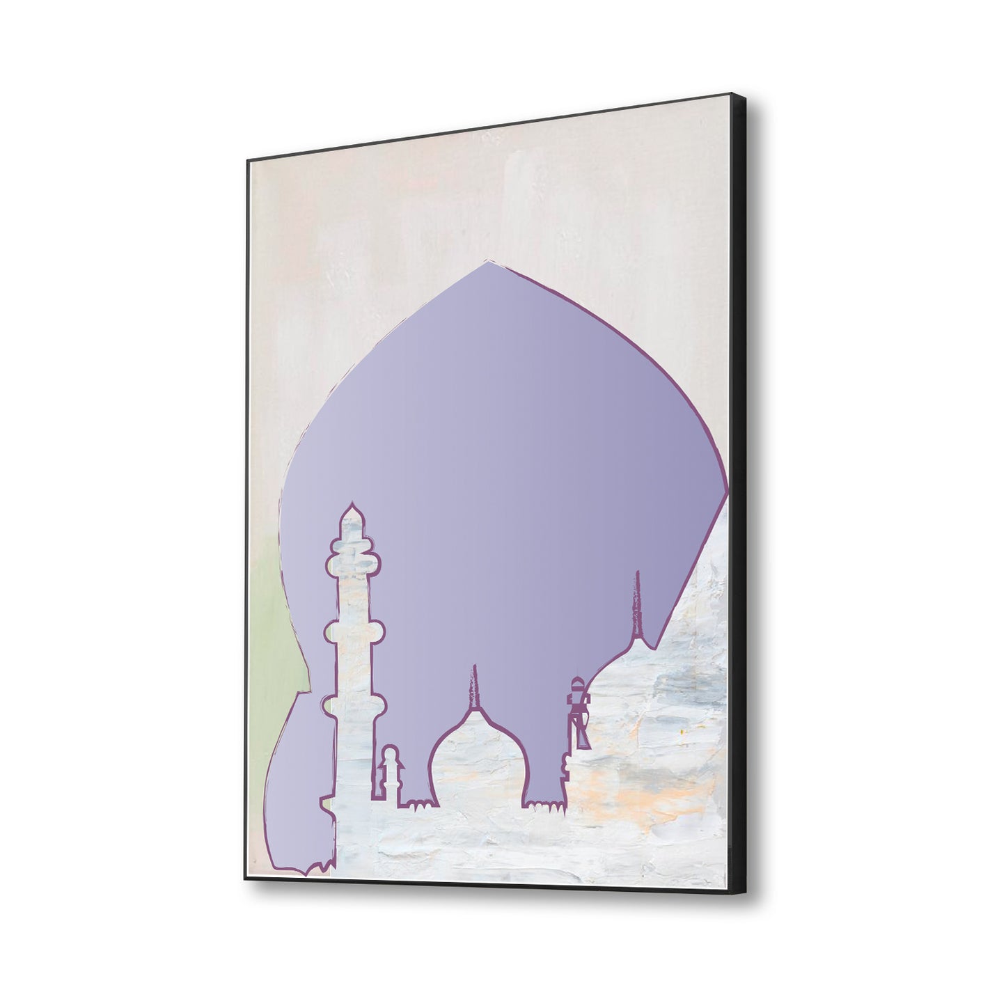 Stunning Islamic Tomb Wall Painting